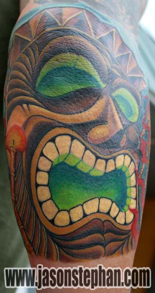 TIKI TATTOO Posted on September 19 2009 by Jason Stephan tiki tattoo